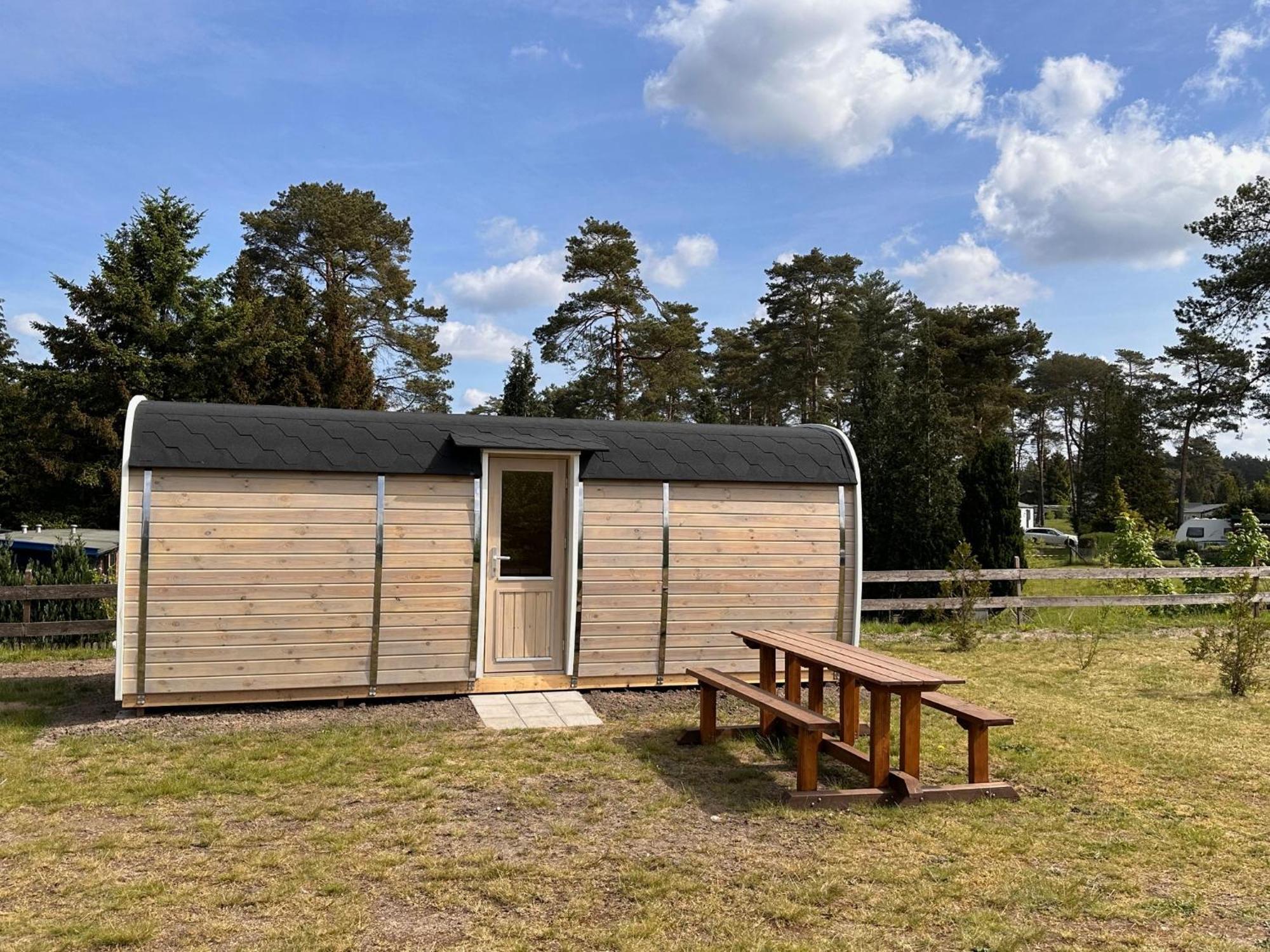 Naturcamping Lueneburger Heide - Chalets & Tiny Haeuser Soltau Exterior photo