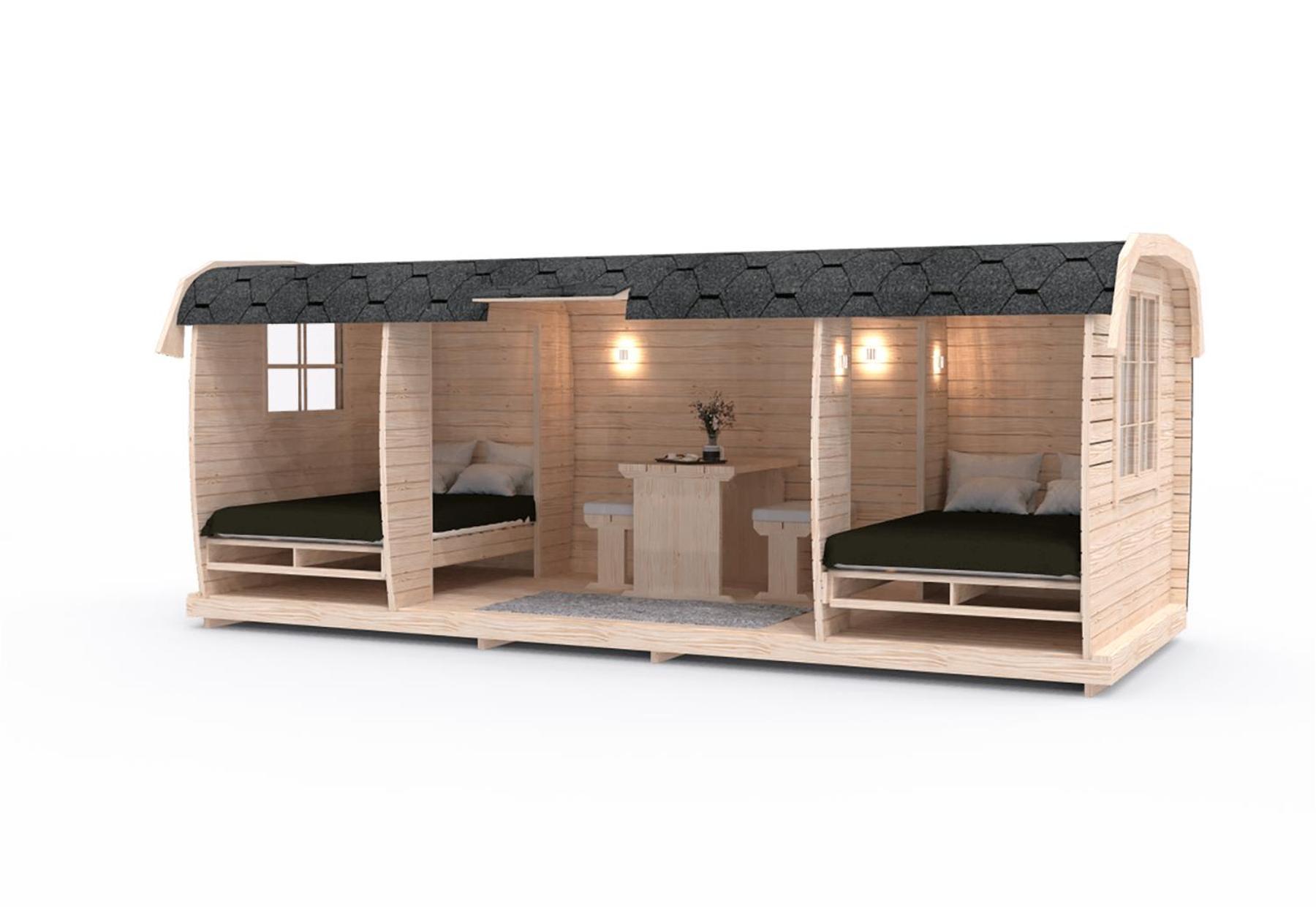 Naturcamping Lueneburger Heide - Chalets & Tiny Haeuser Soltau Exterior photo